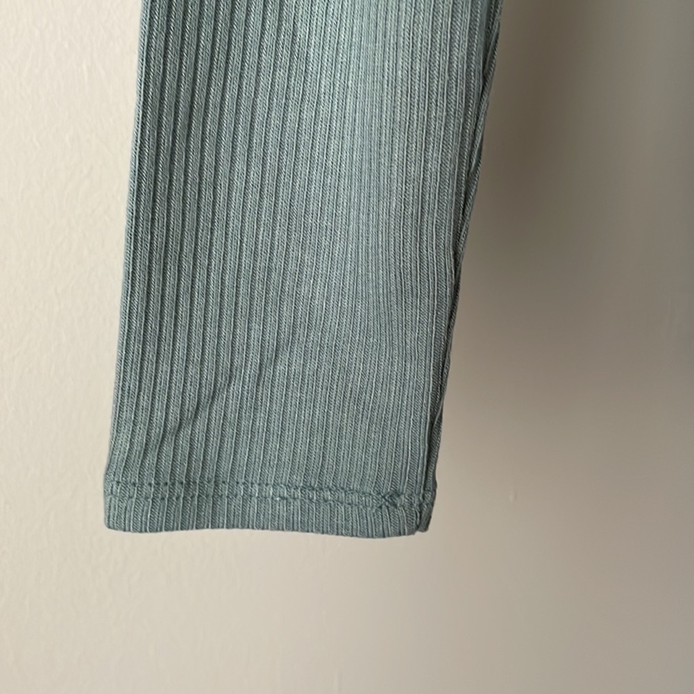 CHASER Ribbed Long Sleeve Top Blue Gray Size Small - Picture 12 of 12
